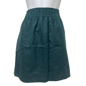 J. Crew Green Wool Blend Skirt, Size 10